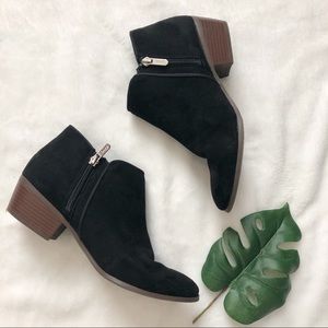 Circus by Sam Edelman Black Suede Ankle Boots 7.5